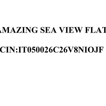 Amazing Sea View Flat Villa Tirrenia Exteriör bild
